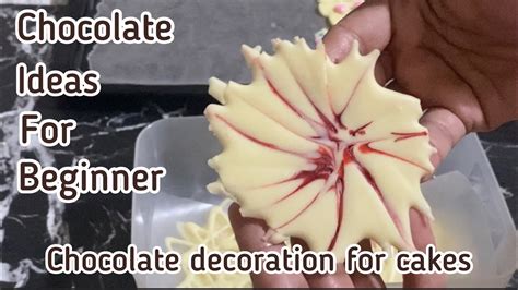 Easy & different Chocolate Decoration ideas/ basic chocolate decoration ...