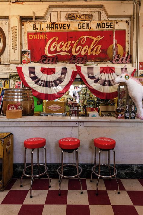 Old Fashioned Soda Fountain, Jefferson Photograph by Panoramic Images | Fine Art America