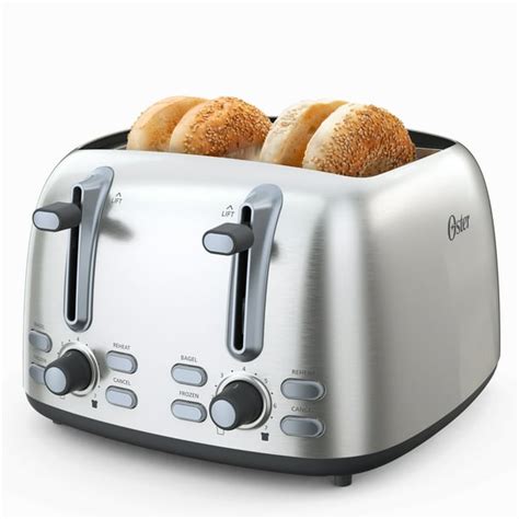 Oster 4-Slice Toaster, Stainless Steel - Walmart.com - Walmart.com