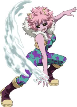 Mina Ashido using her Acid Quirk while being cute by EC1992 on DeviantArt