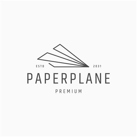 Paper plane logo icon design template 6476319 Vector Art at Vecteezy