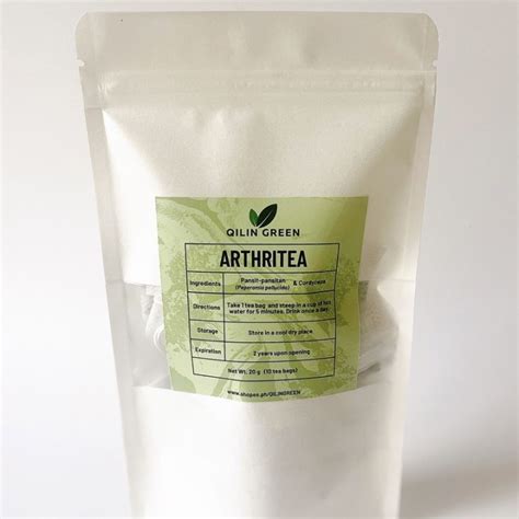 ARTHRITEA - Anti Arthritis Tea Blend of Pansit pansitan Cordyceps ...