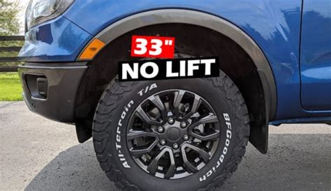 Ford Ranger Big Tires No Lift – ALL YOU NEED TO KNOW - 4WheelDriveGuide.com