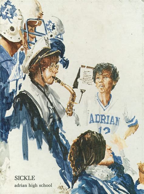 1981 yearbook from Adrian High School from Adrian, Michigan