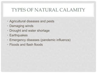 Natural calamity | PPT