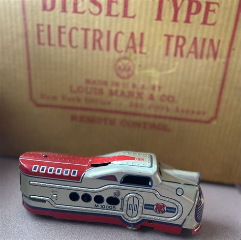 Marx Diesel Type Electrical Train Set in Original Box, Vintage Marx ...