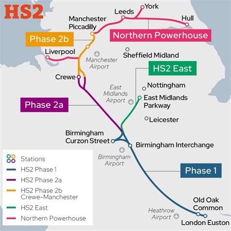 HS2 route map: What the rest of the rail project could look like if the ...