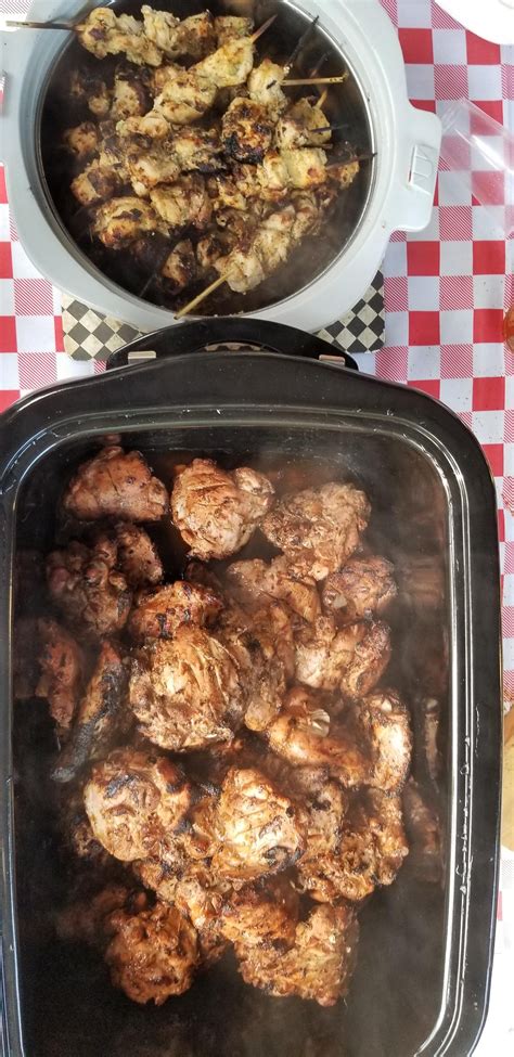 Pakistani style chicken BBQ on the right and Malai boti in the left : r ...