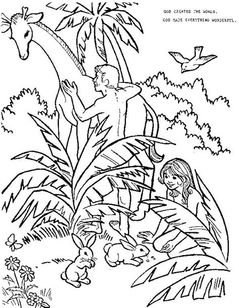 Garden Of Eden Coloring Pages at GetColorings.com | Free printable colorings pages to print and ...