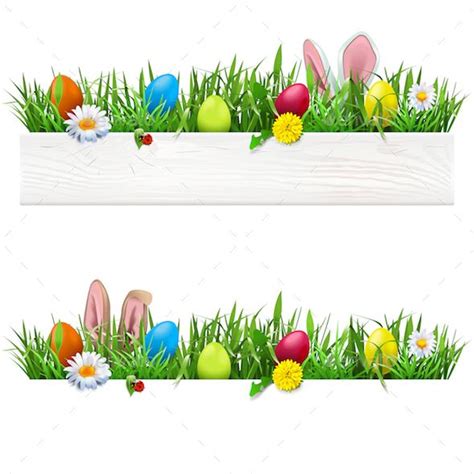 Vector Easter Border with Grass | Easter backgrounds, Grass and flowers, Grass vector