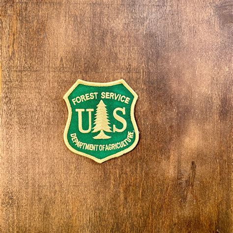 US Forest Service Department of Agriculture Uniform Patch | Etsy