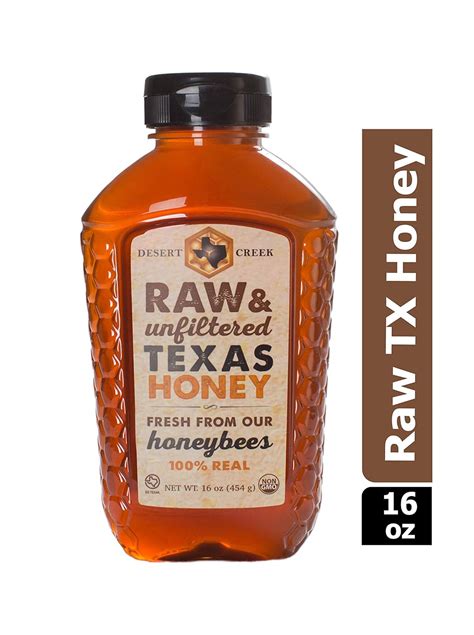 Desert Creek Honey Raw Texas Honey, Unfiltered,1 lbs (454g) | eBay