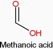 Draw the skeletal structure of methanoic acid. | Homework.Study.com