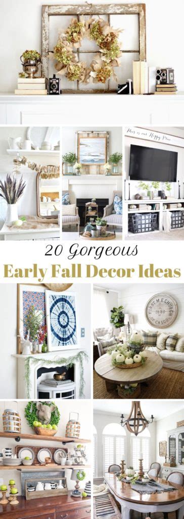 20 Early Fall Decor Ideas | Yesterday on Tuesday