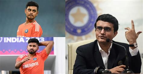 Former BCCI president Sourav Ganguly reacts to Ishan Kishan and Shreyas ...