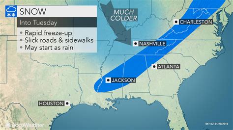 Southern US snow to be followed by freeze-up, more dangerous travel ...