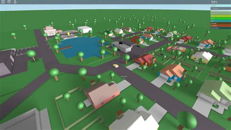 Roblox Town Layout