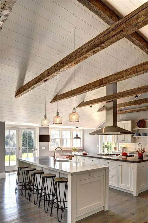 36 Great Exposed Beam Ceiling Lighting Ideas