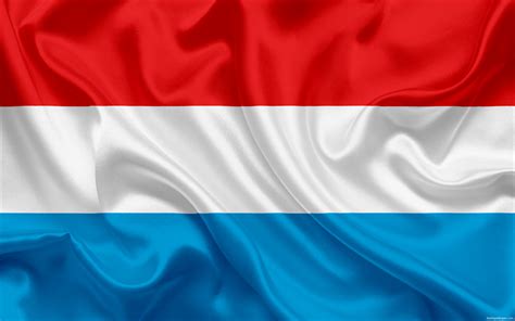 Download wallpapers flag of Luxembourg, Europe, Luxembourg, national ...