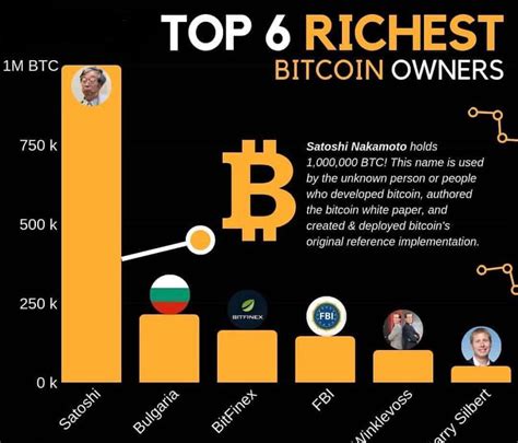 Top 6 Richest Bitcoin Owners : r/Bitcoin