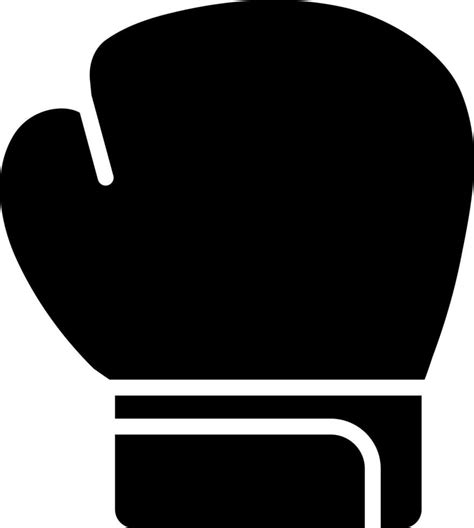 Boxing gloves glyph icon or symbol. 24254767 Vector Art at Vecteezy