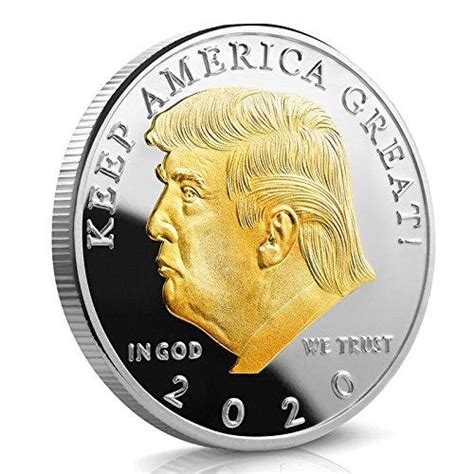 Presidential Candidates Collectibles 50PCS King Cyrus Donald Trump Gold ...