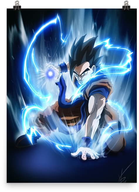 Download Ultimate Gohan Poster - Goku Ultra Instinct Wallpaper 4k PNG Image with No Background ...