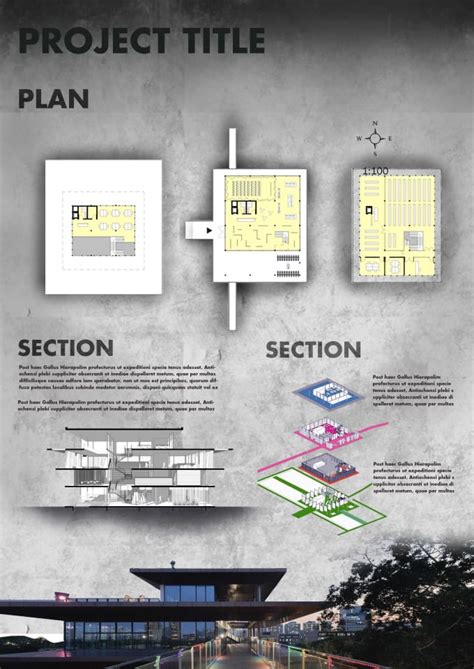 Architecture Presentation Board Template