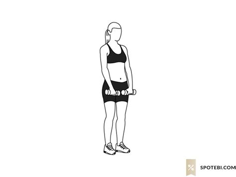 Dumbbell Front Raise | Illustrated Exercise Guide