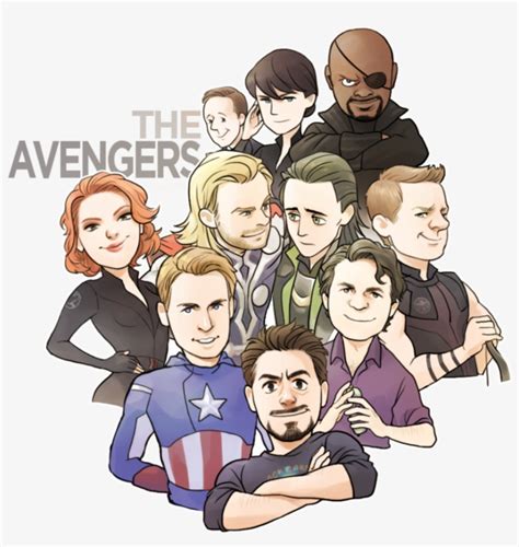 Avengers In A Box - Avenger Cute Fanart Hd Transparent PNG - 894x894 ...