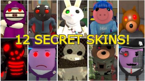 How to get 12 SECRET SKINS in PIGGY BOOK 2 BUT IT'S 100 PLAYERS ...