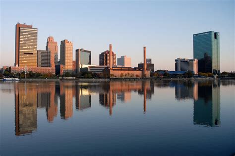 Toledo skyline Blue Wallpaper Iphone, Blue Wallpapers, Ohio Image ...