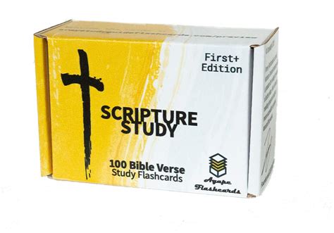 Buy Agape Flashcards - Scripture Study Flashcards: 100 of The Most ...