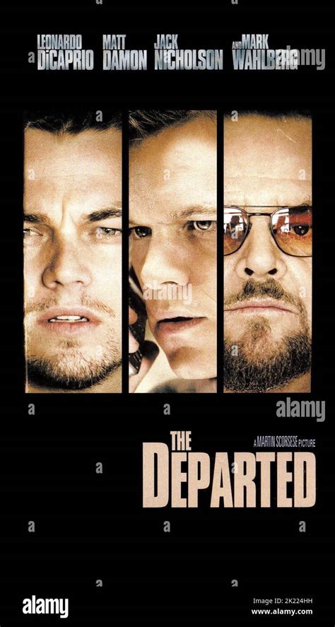 LEONARDO DICAPRIO, MATT DAMON, JACK NICHOLSON POSTER, THE DEPARTED ...