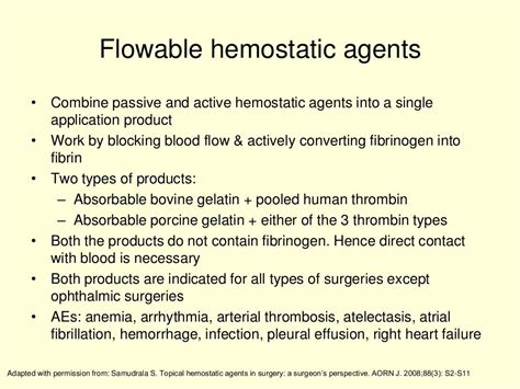 Local hemostatic agents(2)