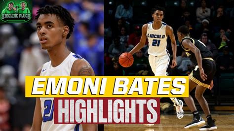 EMONI BATES is NBA READY | 2021 Highlights Reaction - YouTube