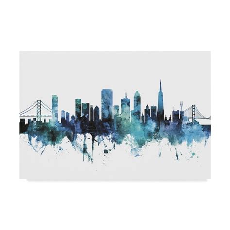 Trademark Fine Art Cityscapes Framed 16-in H x 24-in W Cityscape Print ...