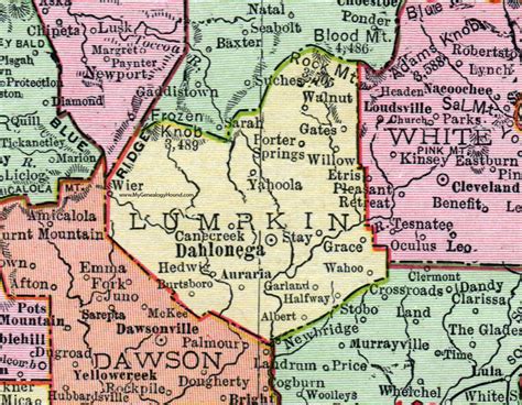 Lumpkin County Ga Map | Map Of West
