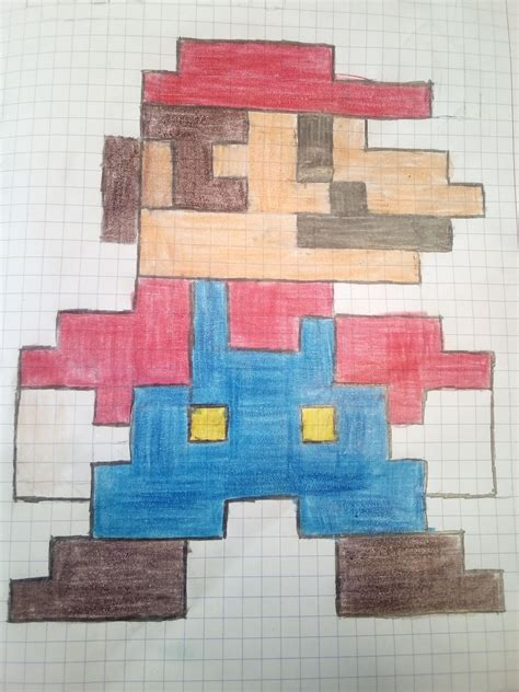 An 8-Bit Mario I Made In Class : r/gaming