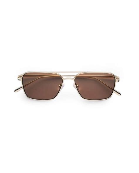 Philo Gold Dark Brown Serpent Sunglasses : OS | Galeries Lafayette Doha