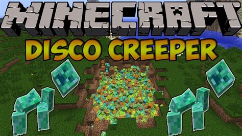 Minecraft Mods - DISCO CREEPER MOD! CRAZY DANCING CREEPERS! [1.4.7] - YouTube