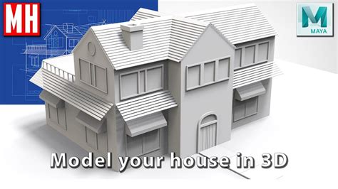 How to model your HOUSE in 3D - YouTube