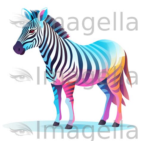 4K & Vector Zebra Clipart in Pastel Colors Art Style – IMAGELLA