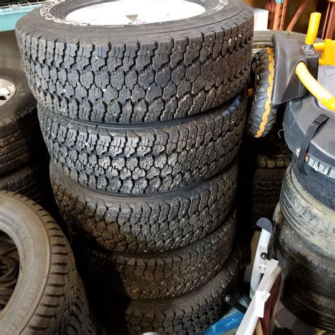 SET OF 5 GOODYEAR WRANGLER LT 265/ 70 R17 TIRES - Big Valley Auction