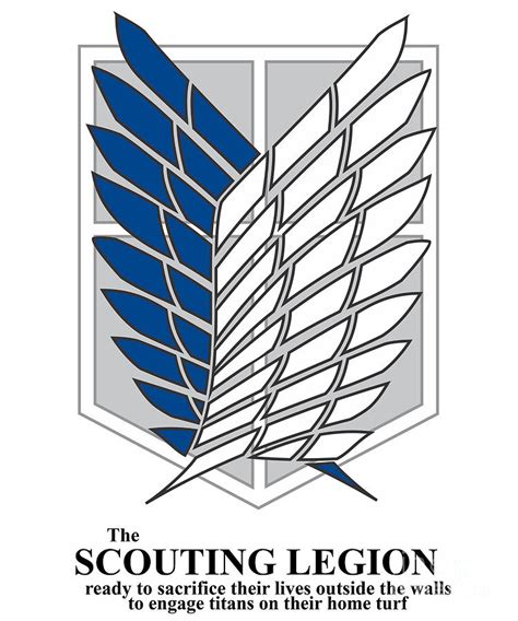 Attack On Titan Scouting Legion Logo