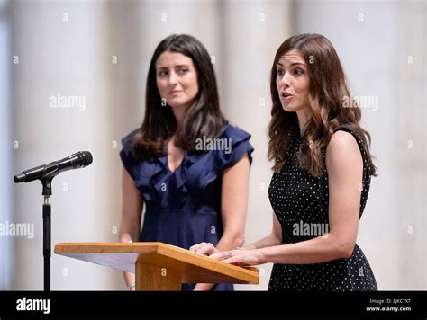 BBC Look North presenters Amy Garcia (left) and Keeley Donovan speak at ...