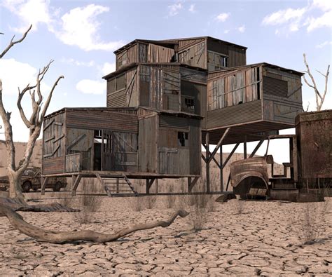 Apocalypse House 3D model | CGTrader