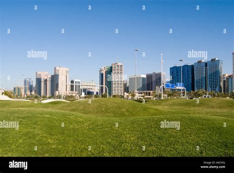 Abu Dhabi Skyline Stock Photo - Alamy