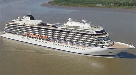 an aerial view of a cruise ship in the water