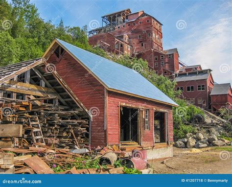 Ghost town stock photo. Image of buildings, mines, kennicott - 41207718